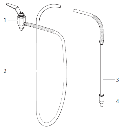 PowrLiner 4955 Bleed Hose Assembly with Valve
